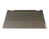 PR5SB-GR original Lenovo keyboard incl. topcase DE (german) dark green/dark green with backlight (Dark Moss)