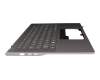 QF03P_A41EWL original Acer keyboard incl. topcase DE (german) grey/grey with backlight