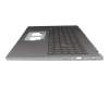 QV05P_A10EWL original Acer keyboard incl. topcase DE (german) grey/grey with backlight