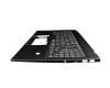 S1N3EDE223SA0 original MSI keyboard incl. topcase DE (german) black/black with backlight