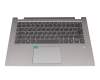 SG-92170-2DA original Lenovo keyboard incl. topcase DE (german) grey/silver with backlight