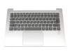 SG-92710-2DA original LiteOn keyboard incl. topcase DE (german) grey/silver with backlight (fingerprint)