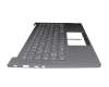 SG-A-1940-2DA original LiteOn keyboard incl. topcase DE (german) grey/grey with backlight