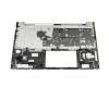 SG-B7310-2DA original HP keyboard incl. topcase DE (german) grey/silver with backlight