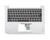 SN20K82424 original Lenovo keyboard incl. topcase DE (german) black/silver with backlight