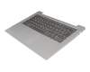 SN20M61689 original Lenovo keyboard incl. topcase DE (german) grey/silver with backlight