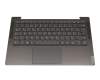 SN20Q40846 original Lenovo keyboard incl. topcase DE (german) grey/grey with backlight