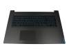 SN20T04695 original Lenovo keyboard incl. topcase DE (german) black/blue/silver with backlight