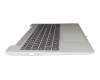 SN20W65033 original Lenovo keyboard incl. topcase DE (german) anthracite/silver with backlight fingerprint