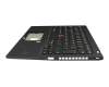 SN20W73843 original Lenovo keyboard incl. topcase FR (french) black/black with backlight and mouse-stick