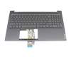 SN20W75170 original Lenovo keyboard incl. topcase US (english) grey/grey with backlight
