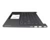 SN20W85061 original Lenovo keyboard incl. topcase ND (nordic) grey/grey with backlight