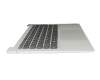 SN20W85338 original Lenovo keyboard incl. topcase DE (german) black/silver with backlight