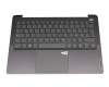 SN21B40903 original Lenovo keyboard incl. topcase DE (german) grey/grey with backlight