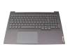 SN21B41045 original Lenovo keyboard incl. topcase DE (german) grey/grey with backlight