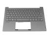 SN21B68212 original Lenovo keyboard incl. topcase DE (german) grey/grey with backlight