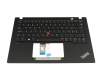 SN21D68580 original Lenovo keyboard incl. topcase CH (swiss) black/black with backlight and mouse-stick