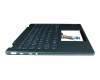 SN21K68262 original Lenovo keyboard incl. topcase DE (german) dark green/dark green with backlight