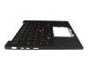 SN21K90060 original Lenovo keyboard incl. topcase DE (german) black/black with backlight and mouse-stick