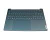 SN21M73286 original Lenovo keyboard incl. topcase DE (german) blue/blue with backlight (PureSight Pro)