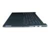 SN21M73286 original Lenovo keyboard incl. topcase DE (german) blue/blue with backlight (PureSight Pro)
