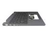 SN21P27785 original Lenovo keyboard incl. topcase BE (belgian) grey/grey with backlight