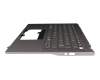 SN7CC3B11 original LiteOn keyboard incl. topcase DE (german) grey/grey with backlight