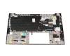 SN9191BL2 original HP keyboard incl. topcase DE (german) black/silver with backlight and mouse-stick
