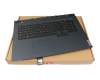 ST51C87534 original Lenovo keyboard incl. topcase US (english) black/blue with backlight