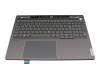 ST61K08272 original Lenovo keyboard incl. topcase DE (german) grey/grey with backlight