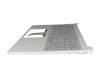 T048H1 Keyboard incl. topcase DE (german) grey/silver