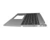 T058C2 Keyboard incl. topcase FR (french) grey/grey with backlight
