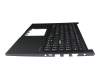 T066A1 Keyboard incl. topcase DE (german) black/blue