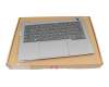 T098L1 Keyboard incl. topcase DE (german) anthracite/grey