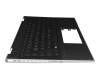 T234864-041 original HP keyboard incl. topcase DE (german) black/black with backlight