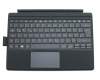 TBSA12 Keyboard incl. topcase DE (german) black/black with backlight