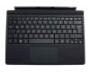 TDT303 Keyboard incl. topcase DE (german) black/black with backlight
