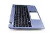 TE3112 Keyboard incl. topcase DE (german) black/blue