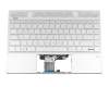 TFQ46G7DTP003 original HP keyboard incl. topcase DE (german) silver/silver with backlight