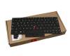 TLX395 Keyboard DE (german) black/black with mouse-stick