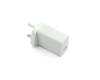 USB AC-adapter 18.0 Watt UK wallplug white original for Asus Fonepad 7 (ME372CL)