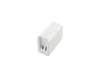 USB AC-adapter 18.0 Watt UK wallplug white original for Asus ZenFone 5 (A500CG)