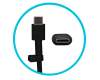 USB-C AC-adapter 45.0 Watt EU wallplug original for Asus Chromebook CM3 CM3200FM1A