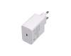 USB-C AC-adapter 65.0 Watt EU wallplug white original for Samsung Galaxy Book3 Pro 14 (NP940XFG)