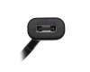 USB-C data / charging cable black original 0,18m suitable for Lenovo ThinkPad X1 Carbon G10 (21CB)