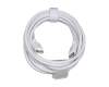 USB-C data / charging cable white original 1,80m (USB 2.0 Type C to C; 20V 3.3A) suitable for Huawei MateBook D 14 (2023)