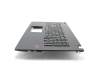 V156362CK2 original Sunrex keyboard incl. topcase SF (swiss-french) black/black with backlight
