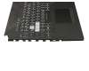 V170162FE1 GR original Sunrex keyboard incl. topcase DE (german) black/black with backlight