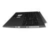 V1721E1 original Acer keyboard incl. topcase CH (swiss) black/grey with backlight