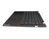 V172320BK1-FR original Sunrex keyboard incl. topcase FR (french) grey/grey with backlight